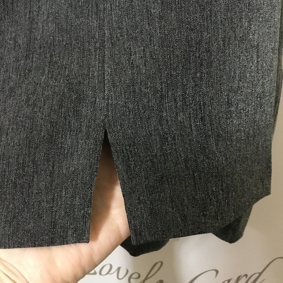 Vintage LA BELLE EUC WOMEN'S SIZE 7 JACKET & SKIRT BUSINESS CASUAL SET In GRAY - Picture 7 of 11